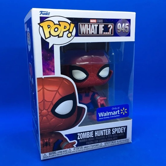 Funko Pop! What If…? #945 Zombie Hunter Spidey Walmart Exclusive - Picture 1 of 6
